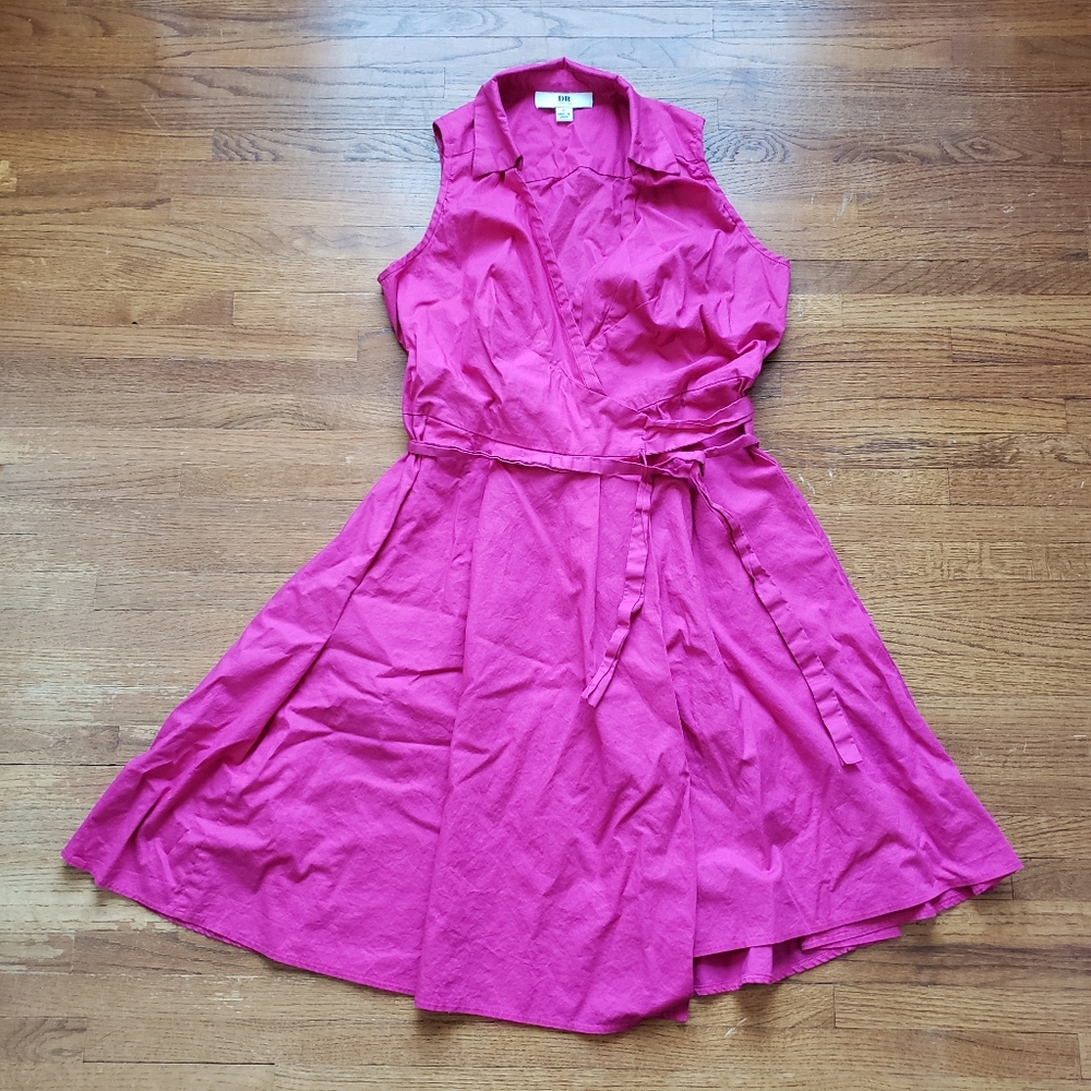 DR Collection | Collared Sleeveless Wrap Dress | 12